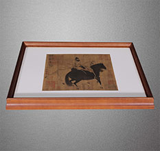 乌拉特前书画装裱配框服务案例