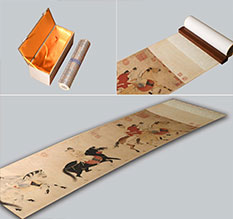 乌拉特前馆藏书画复制博物馆书画复制服务